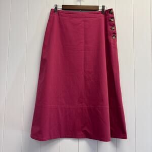 Antonio Melani Womens Classic Trad Wife Homestead Midi Skirt Size 6 Farm Girl